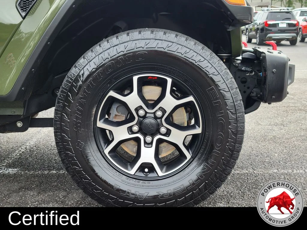 Used 2021 Green Jeep Unlimited Rubicon image 12