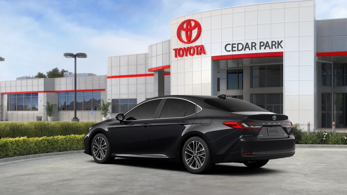 New 2026 Midnight Black Metallic Toyota XLE image 6