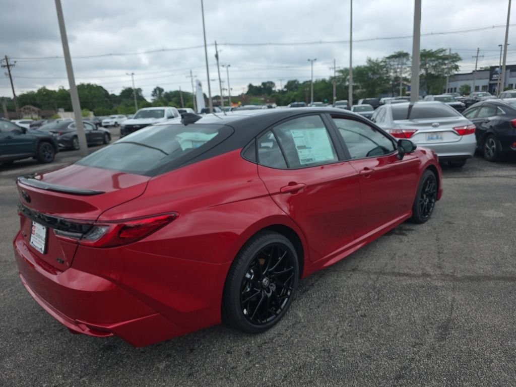 New 2026 Supersonic Red with Midnight Black Metallic roof Toyota XSE image 5