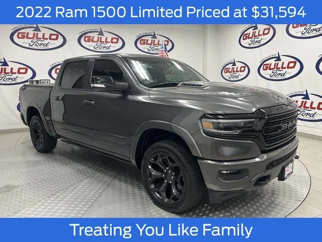 Used 2022 Granite Crystal Clearcoat Metallic Ram Limited image 1