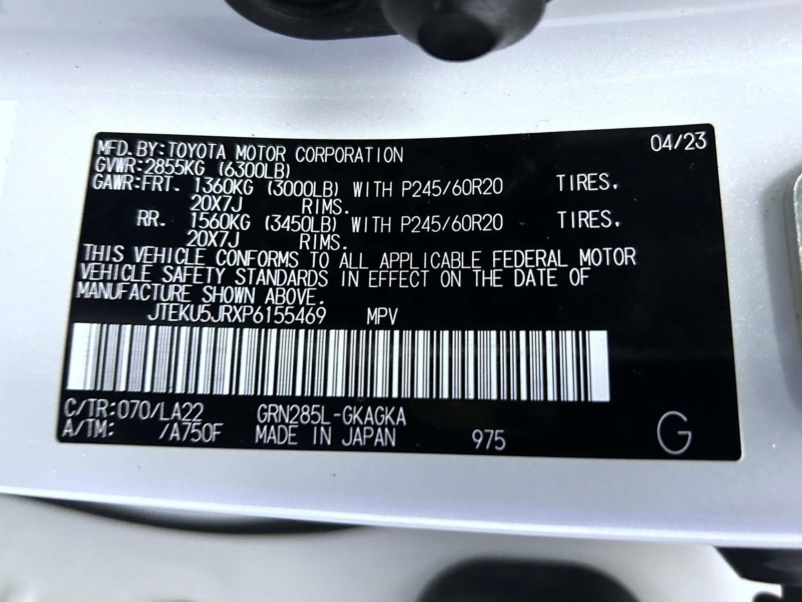 Used 2023 White Toyota Limited image 25