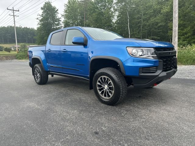 Certified Used 2021 BRIGHT BLUE METALLIC Chevrolet 4WD ZR2 image 10