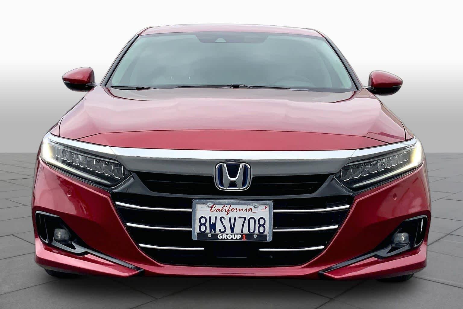 Used 2021 Radiant Red Metallic Honda EX-L image 3