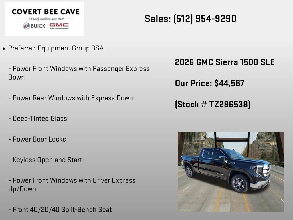 New 2026 Onyx Black GMC SLE image 6