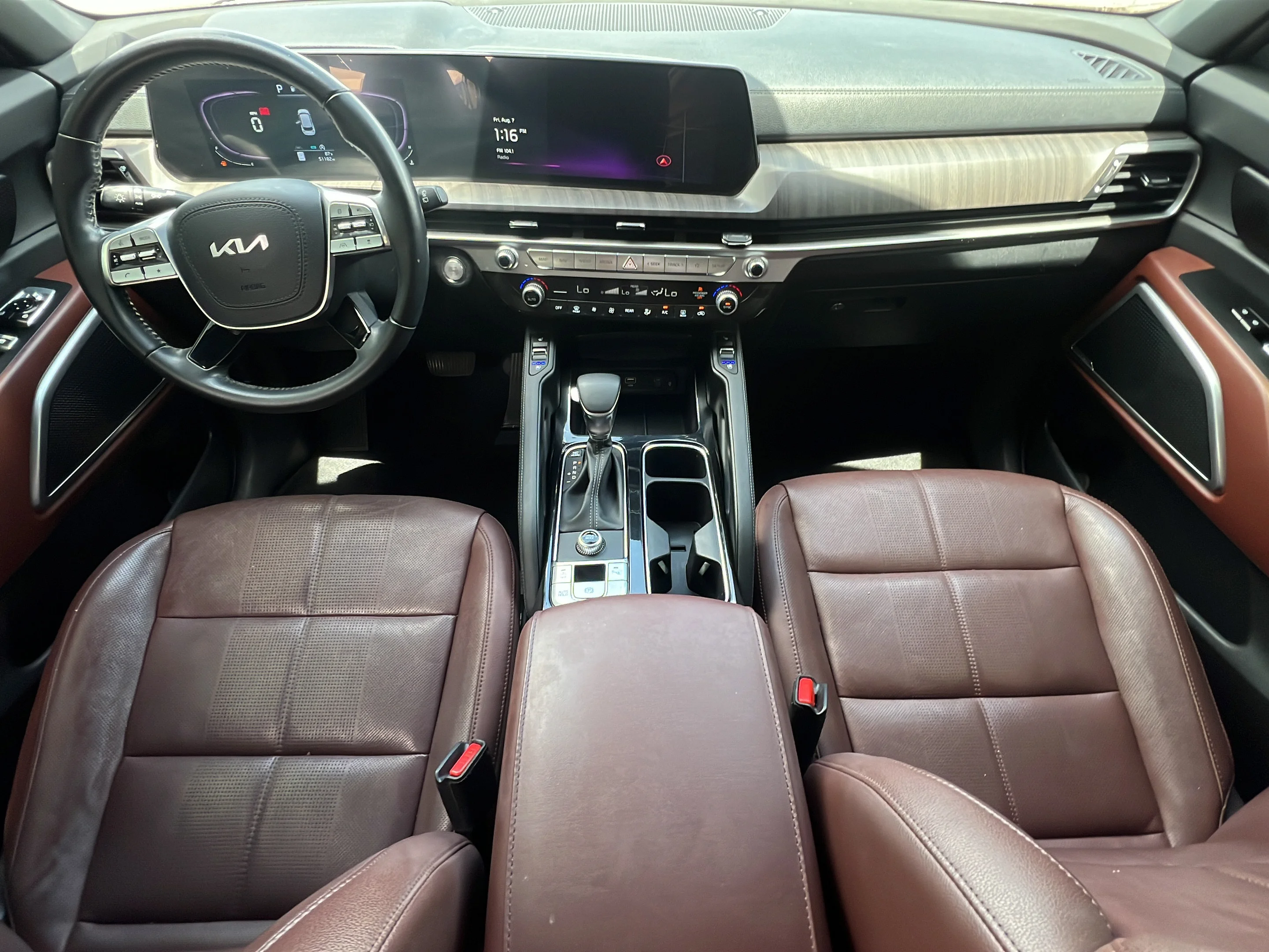 Used 2023 Glacial White Pearl Kia EX image 11