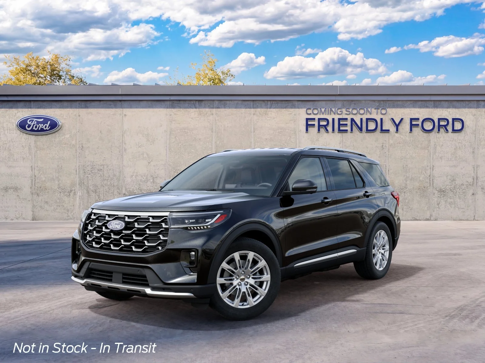 New 2027 Agate Black Metallic Ford Platinum™ image 2