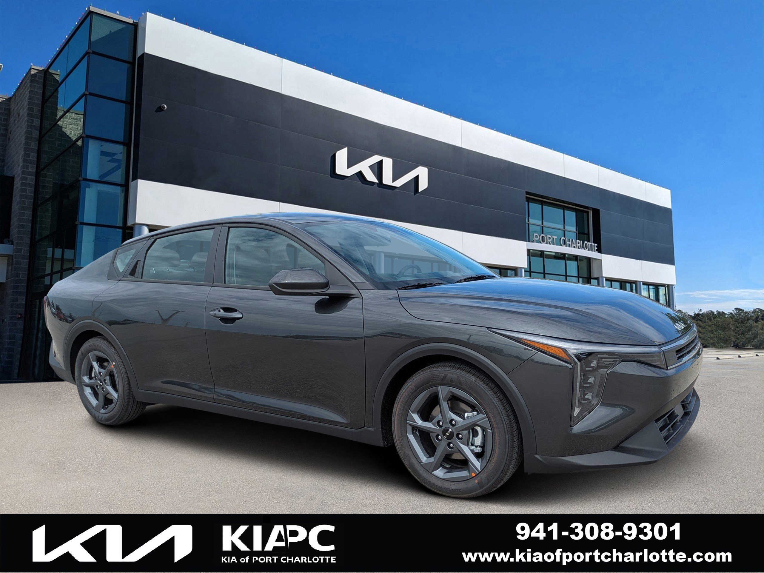 New 2026 Steel Gray Kia LXS image 1