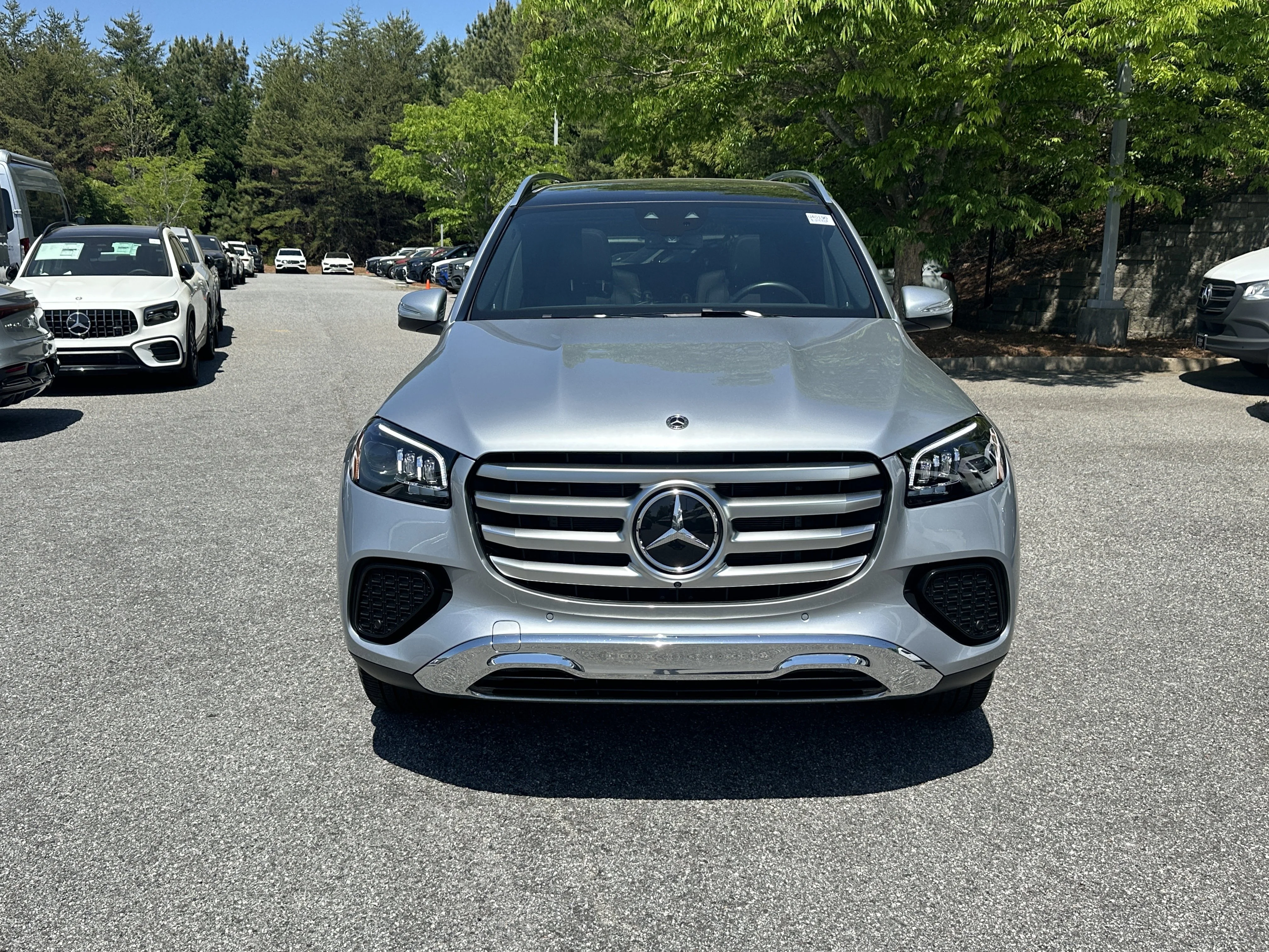 Certified Used 2025 Cirrus Silver Metallic Mercedes-Benz GLS 450 image 3