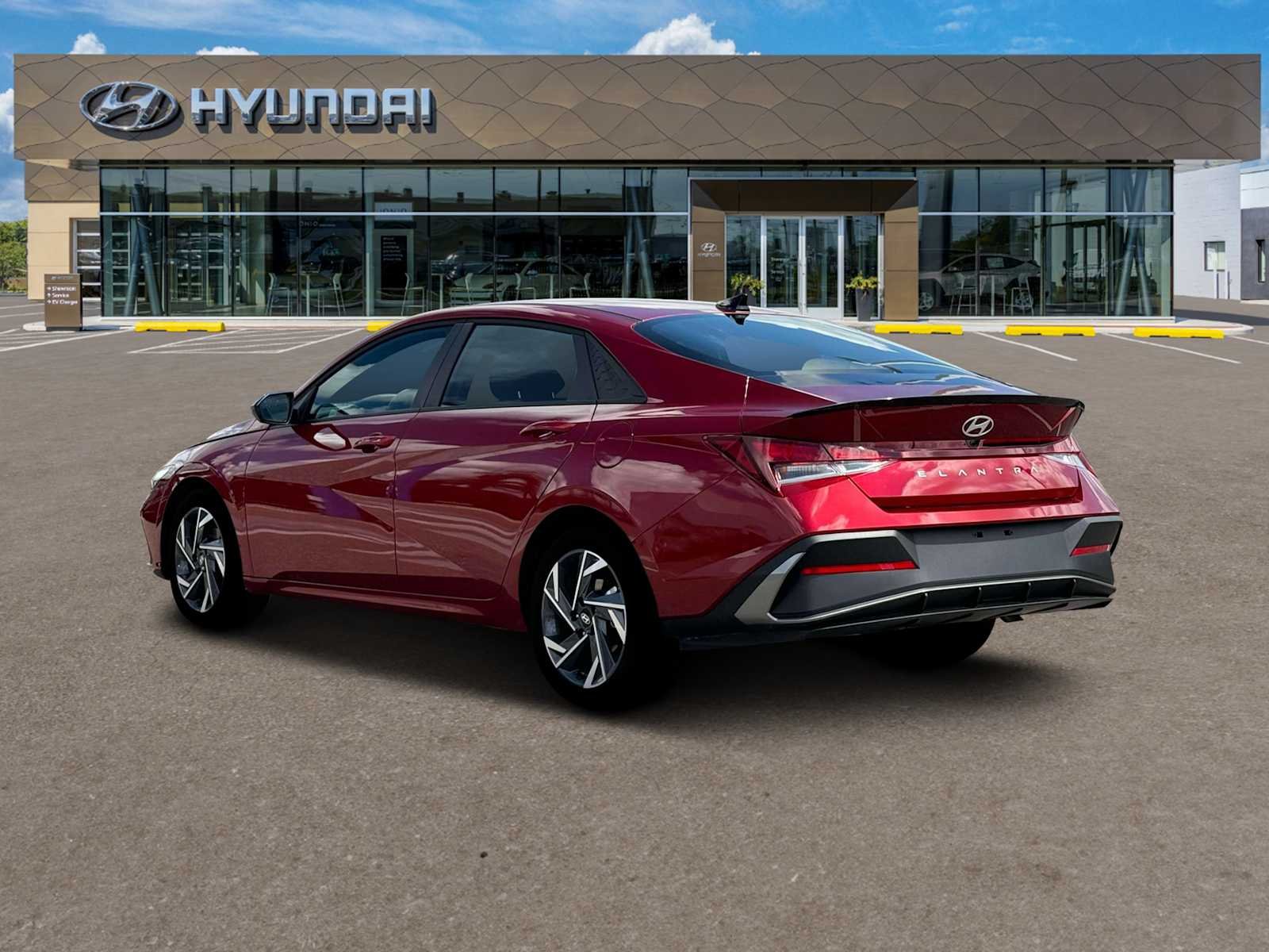 Used 2025 Ultimate Red Hyundai SEL Sport image 5