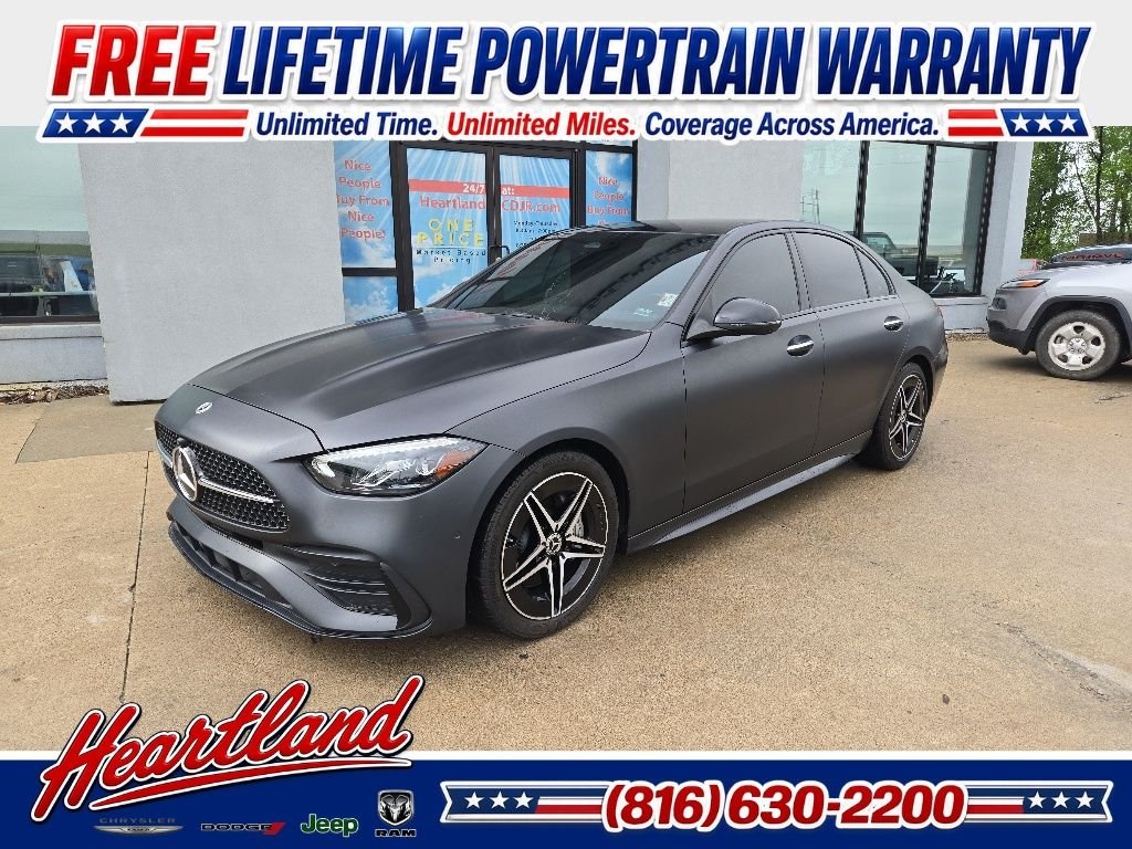 Used 2024 Gray Mercedes-Benz C 300 image 1