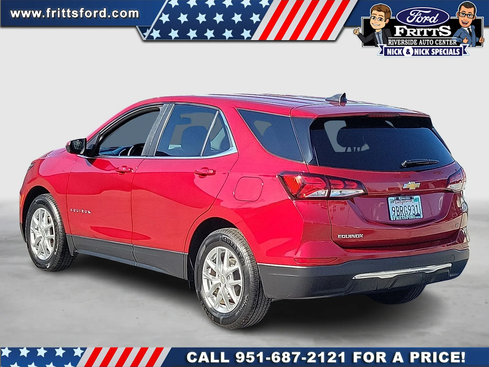 Certified Used 2022 Cherry Red Chevrolet FWD LT image 3