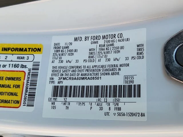 Certified Used 2021 Oxford White Ford Base image 26