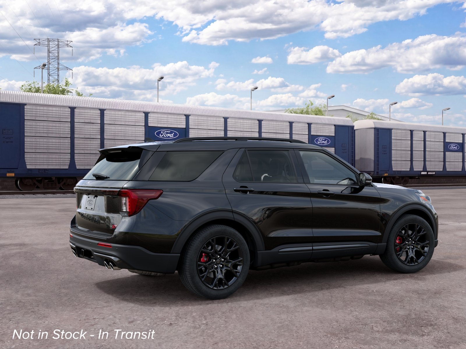 New 2027 Agate Black Metallic Ford ST image 6
