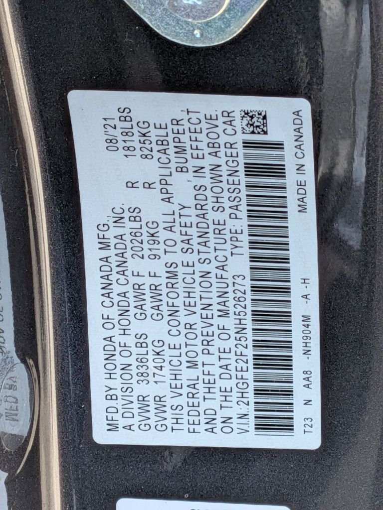 Used 2022 Blue Honda LX image 33