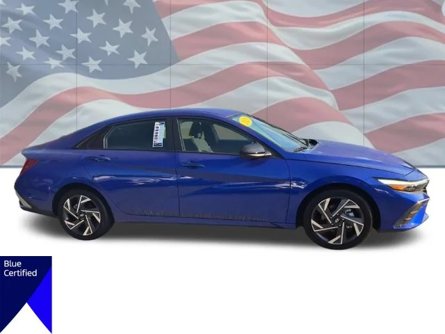Used 2025 Blue Hyundai SEL Sport image 3