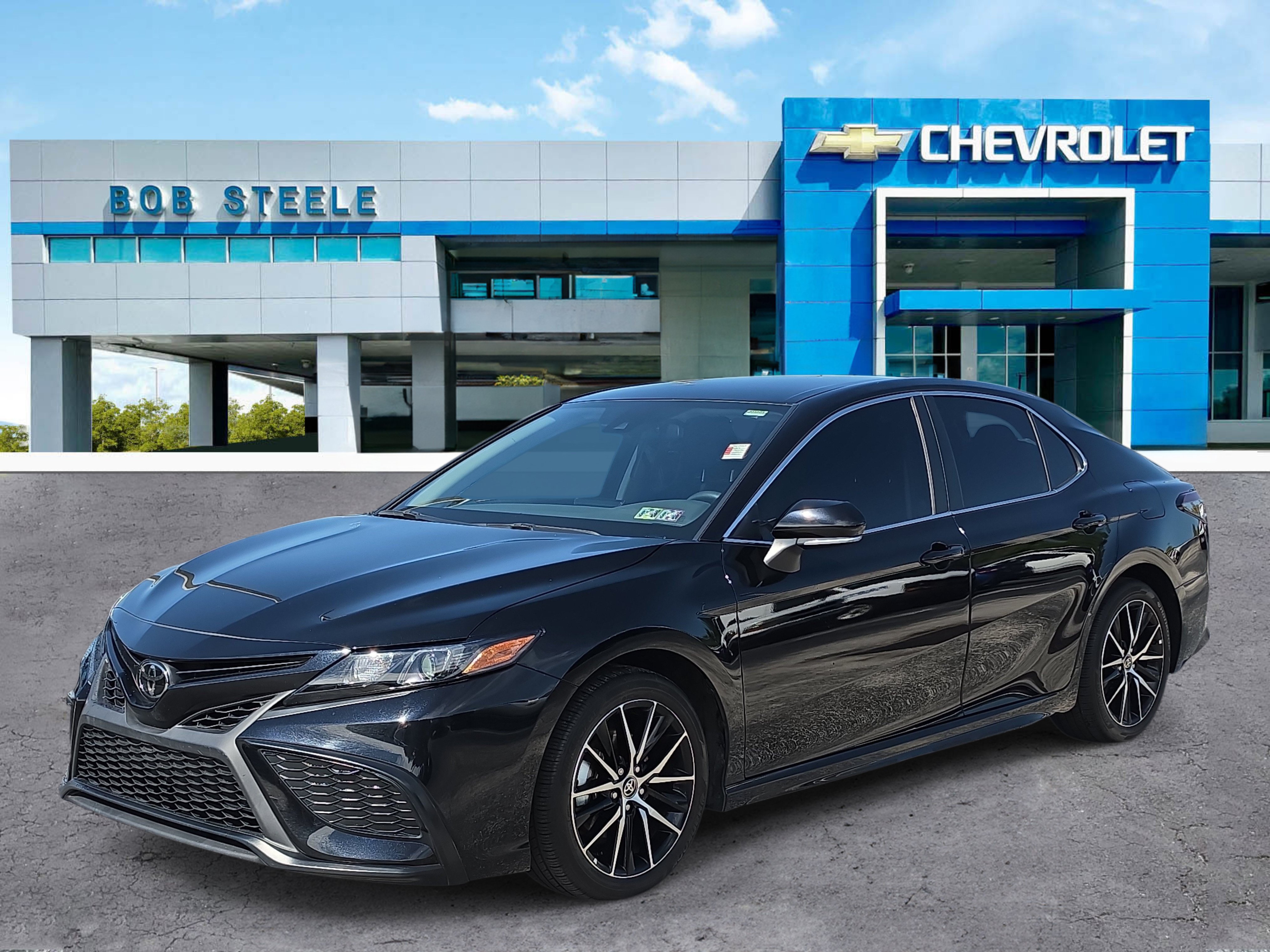 Used 2024 Black Toyota SE image 3