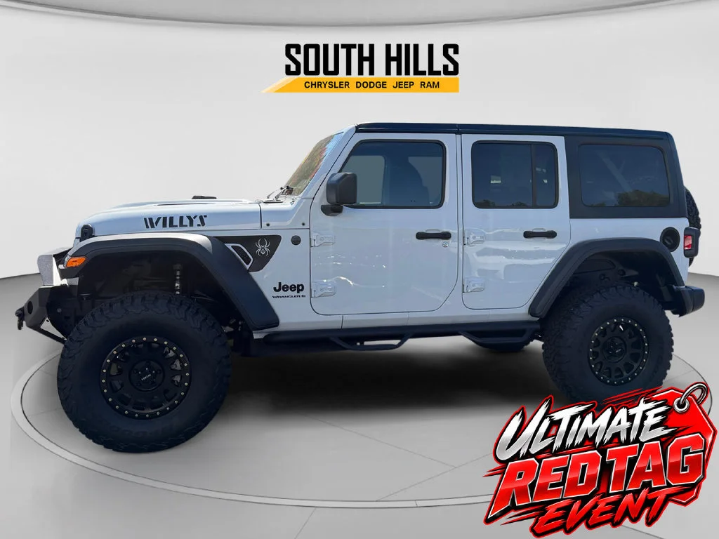 New 2026 Bright White Clear-Coat Exterior Paint Jeep Black Widow image 2