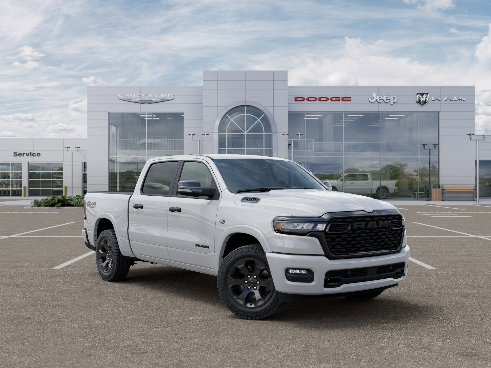 New 2026 Bright White Clearcoat RAM Big Horn/Lone Star image 5