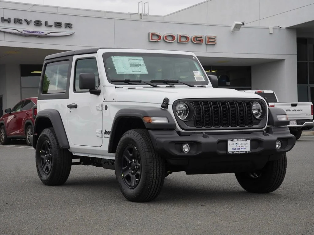 New 2026 Bright White Clear-Coat Exterior Paint Jeep Sport image 1