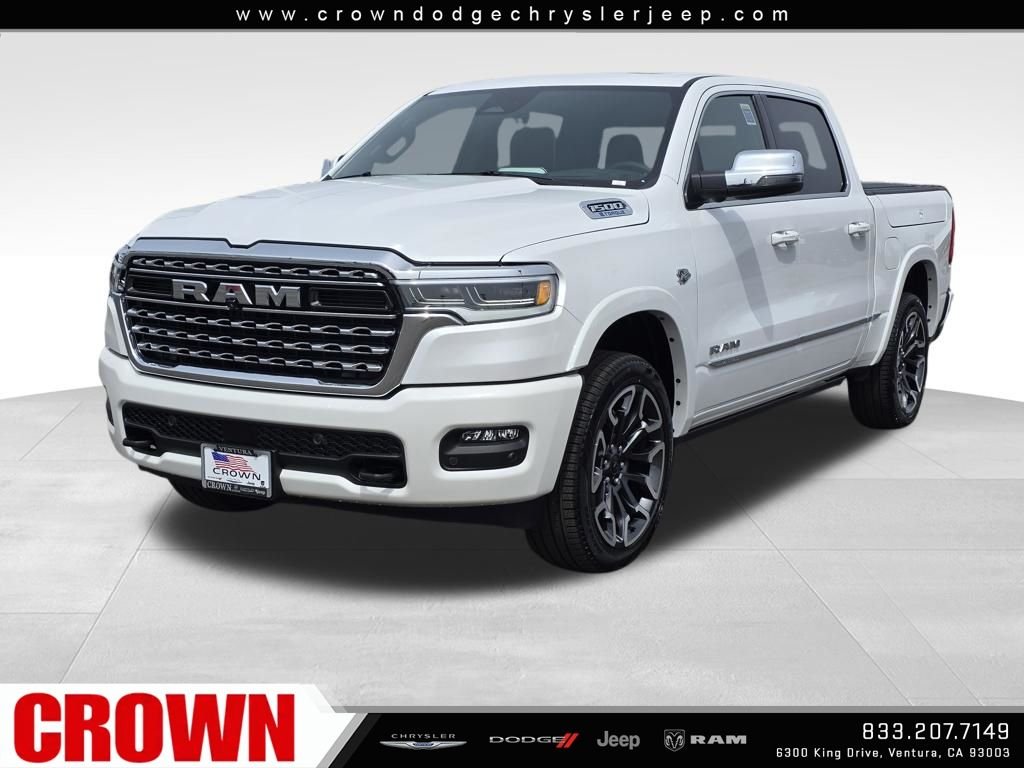 New 2026 Ivory White Tri-Coat Pearlcoat RAM Limited image 1