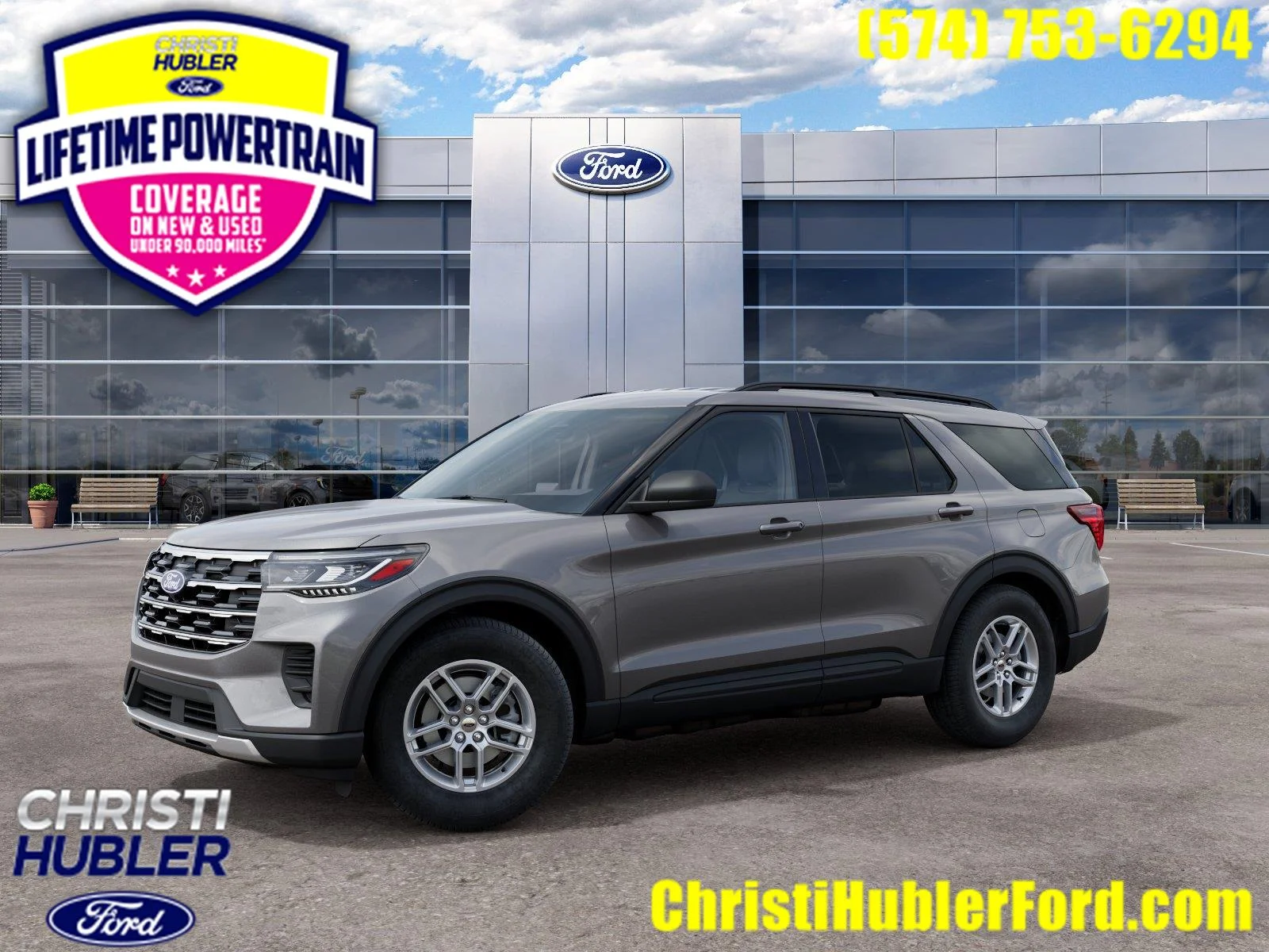 New 2027 Carbonized Gray Metallic Ford Active image 1