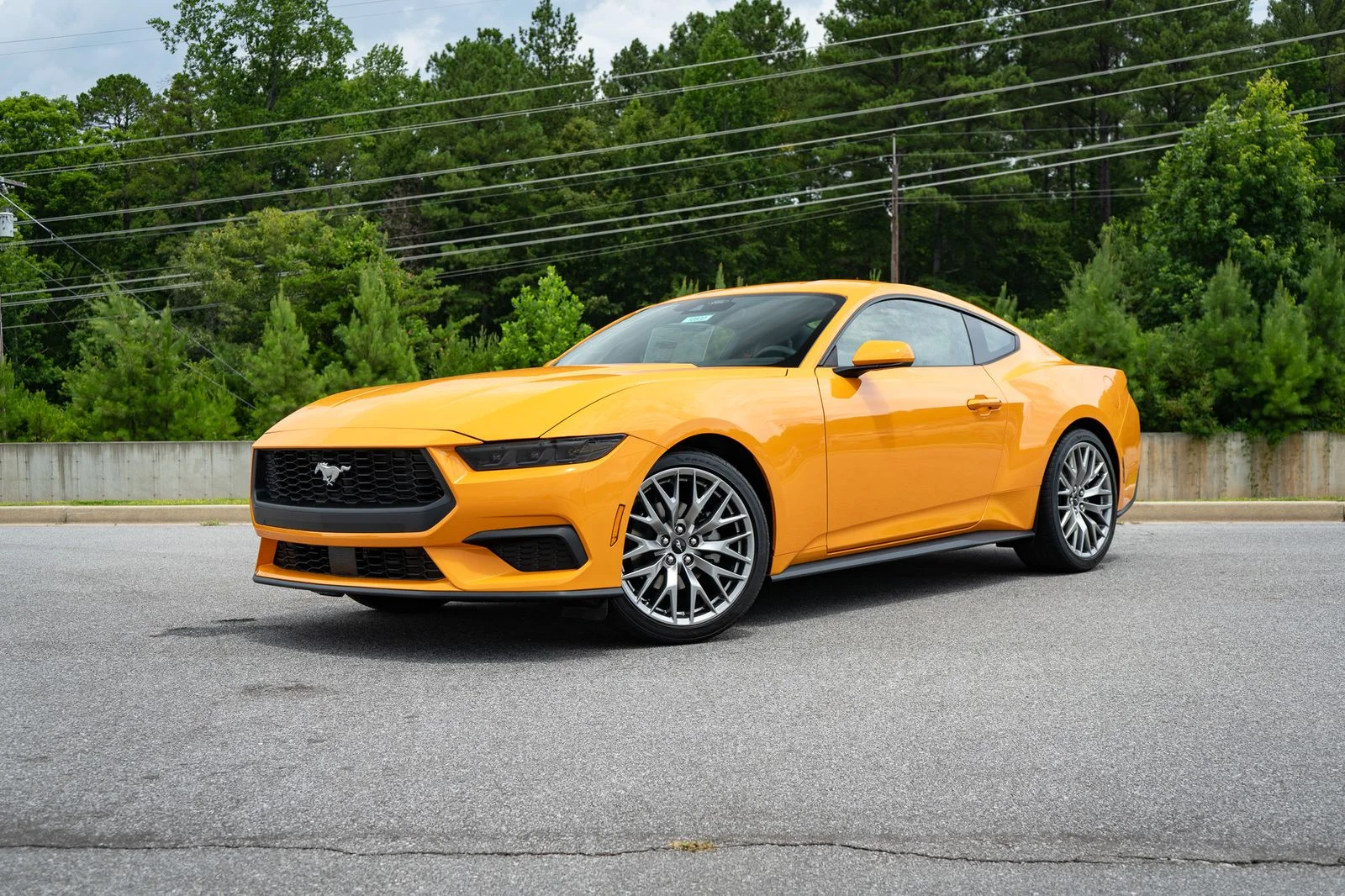 New 2026 Orange Fury Metallic Tri-coat Ford EcoBoost® Premium Fastback image 1