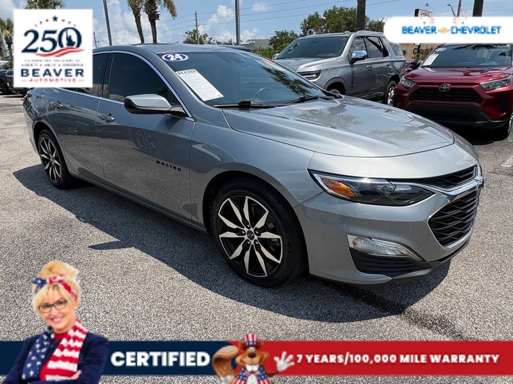 Used 2024 Sterling Gray Metallic Chevrolet RS image 9