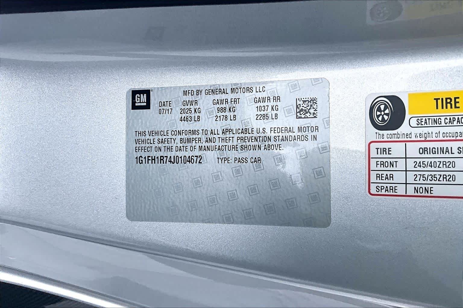 Used 2018 Silver Ice Metallic Chevrolet 2SS image 31