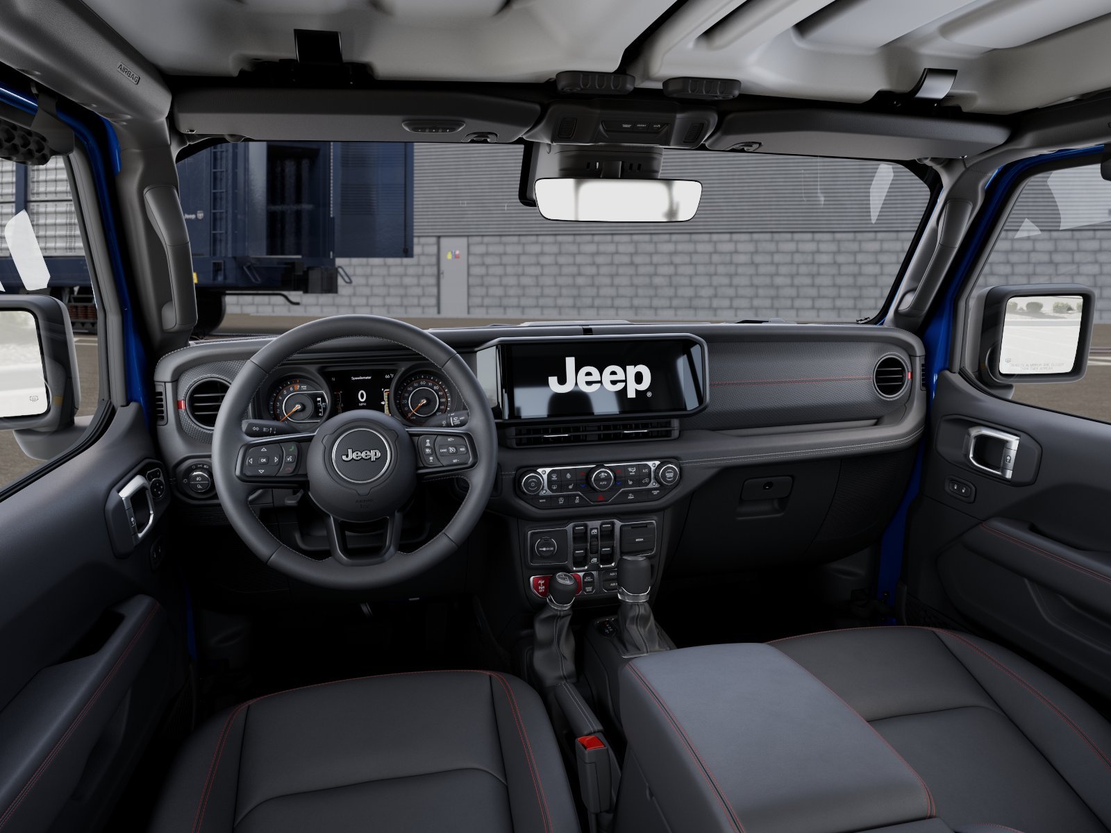 New 2026 Hydro Blue Pearl-Coat Exterior Paint Jeep Rubicon image 8