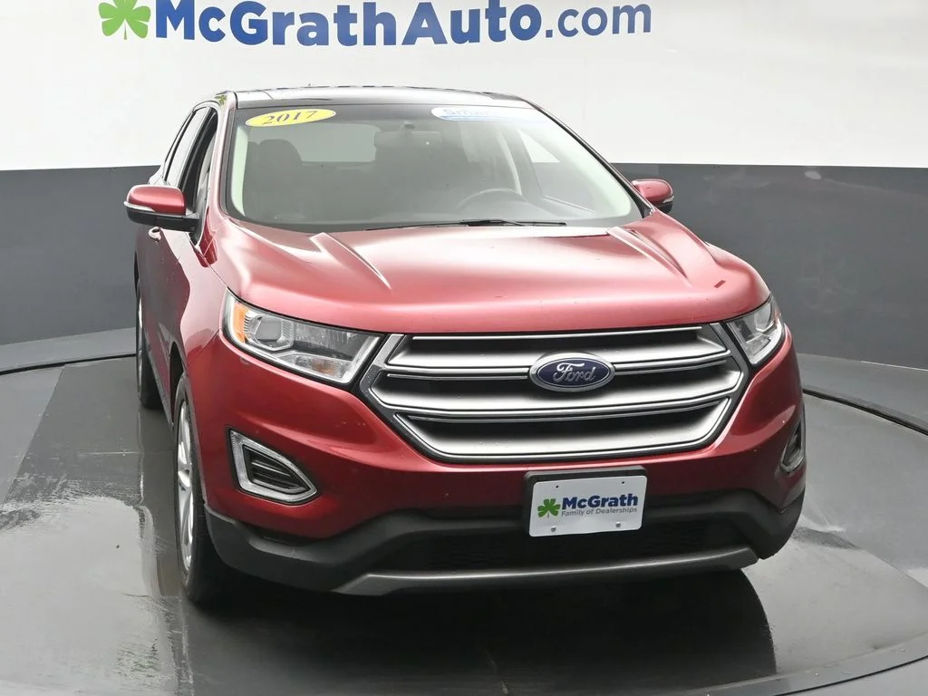 Certified Used 2017 Red Ford Titanium image 5