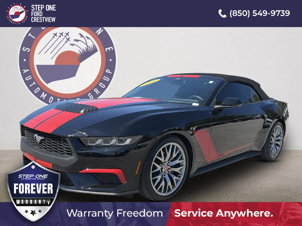 Used 2025 Black Ford EcoBoost Premium image 1