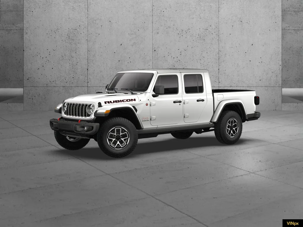 New 2026 Bright White Clear-Coat Exterior Paint Jeep Rubicon X image 1