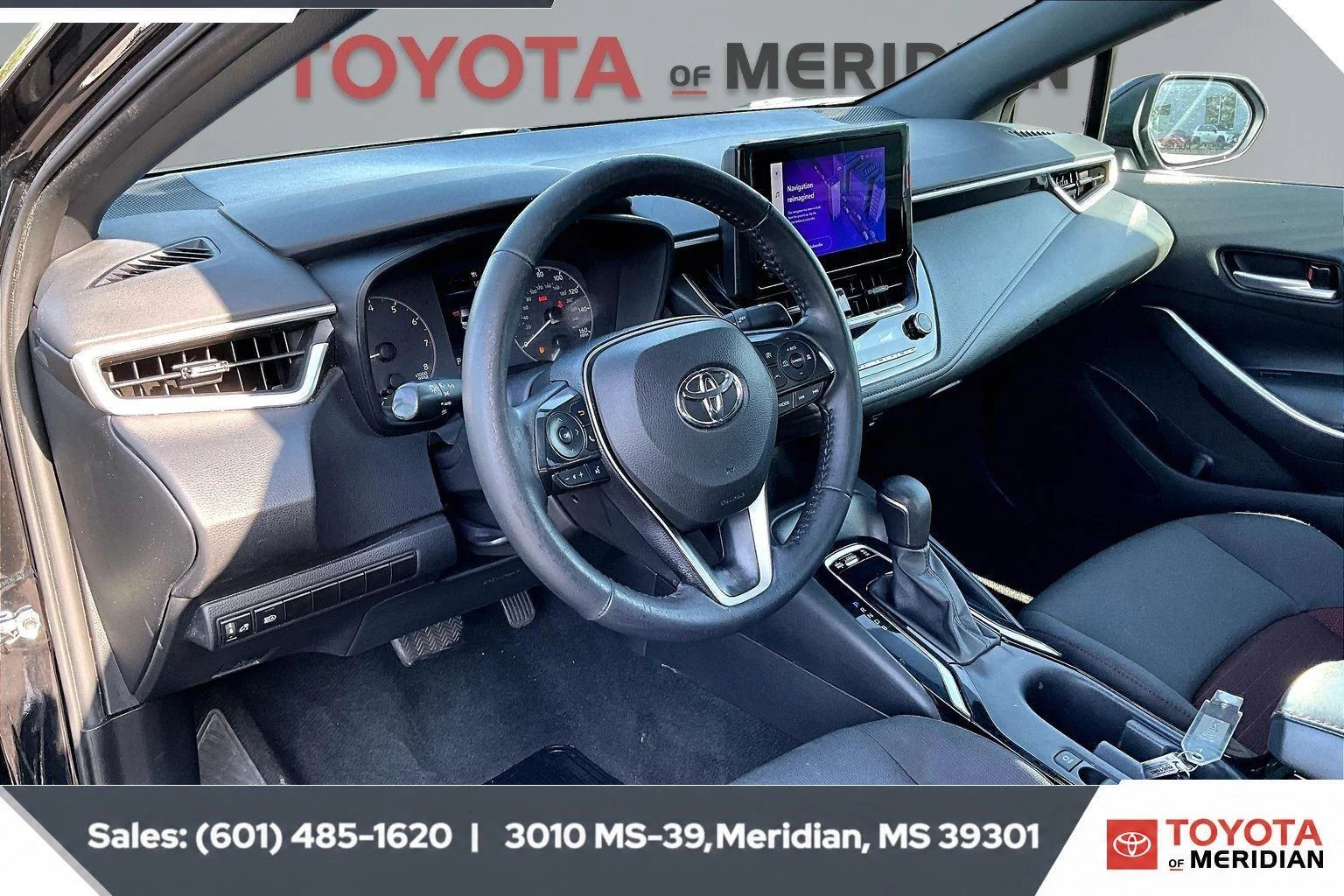 Used 2023 Midnight Black Metallic Toyota SE image 12