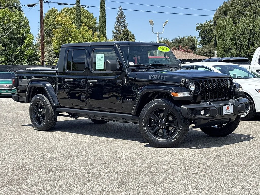 Used 2021 Black Jeep Willys image 1