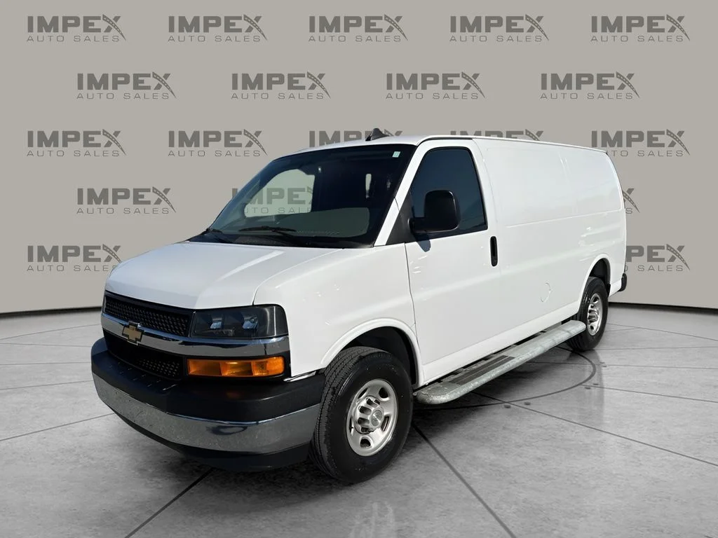 Used 2023 White Chevrolet Work Van image 1