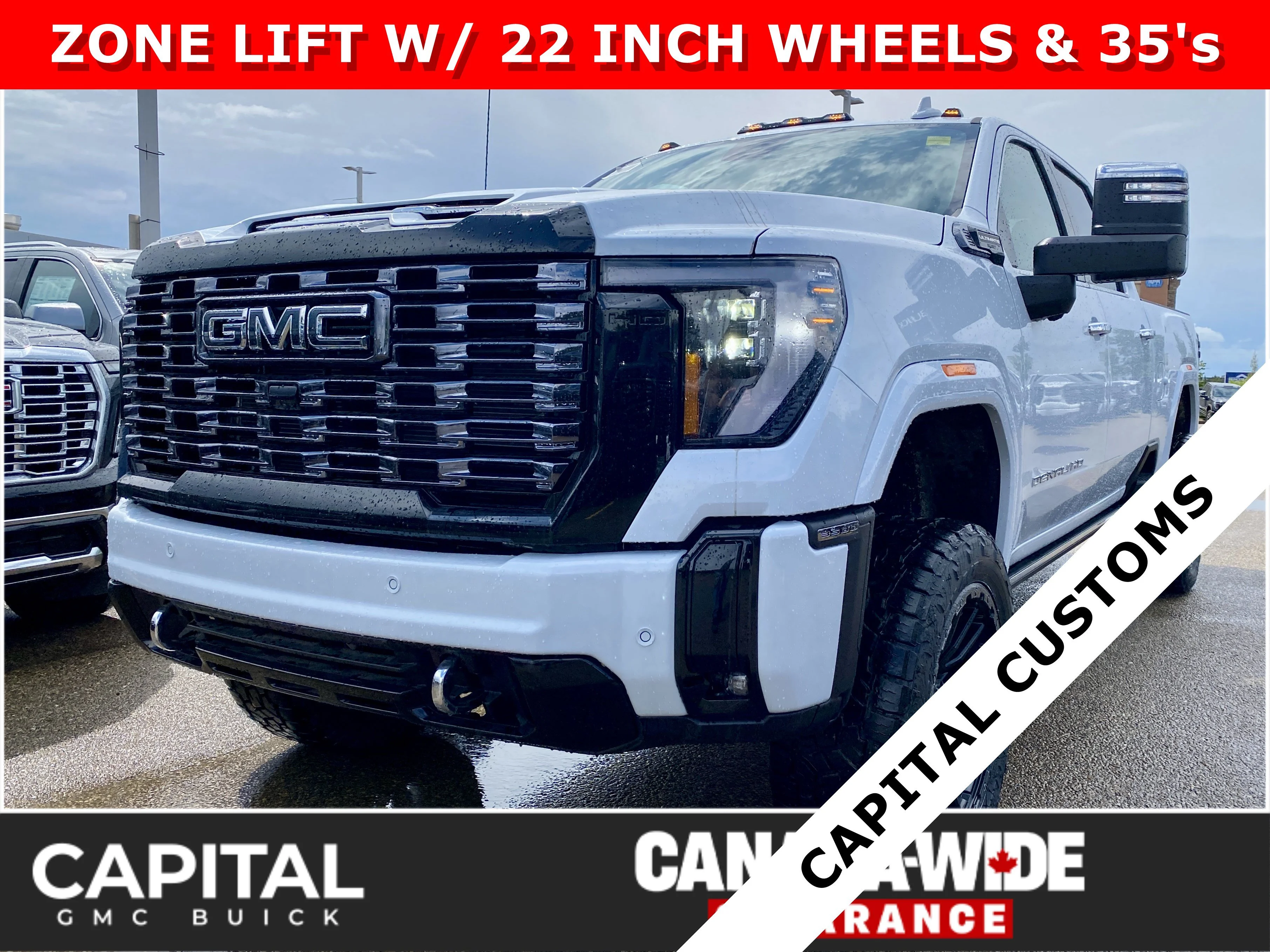 New 2026 GLACIER WHITE TRICOAT GMC Denali Ultimate image 1