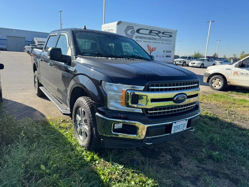 Used 2019 Agate Black Metallic Ford XLT 4WD SuperCrew 5.5