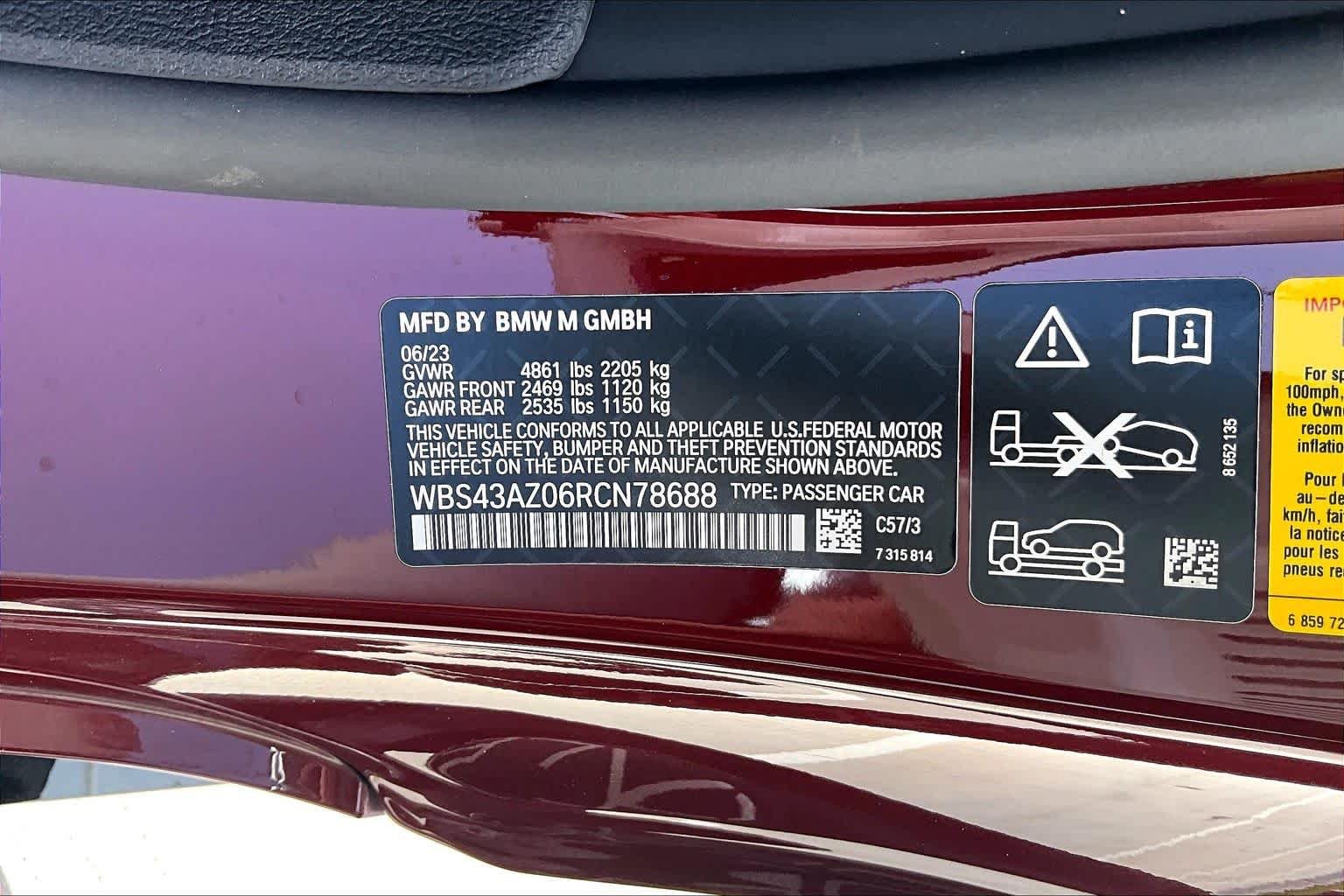Used 2024 Aventurin Red Metallic BMW Competition xDrive image 31