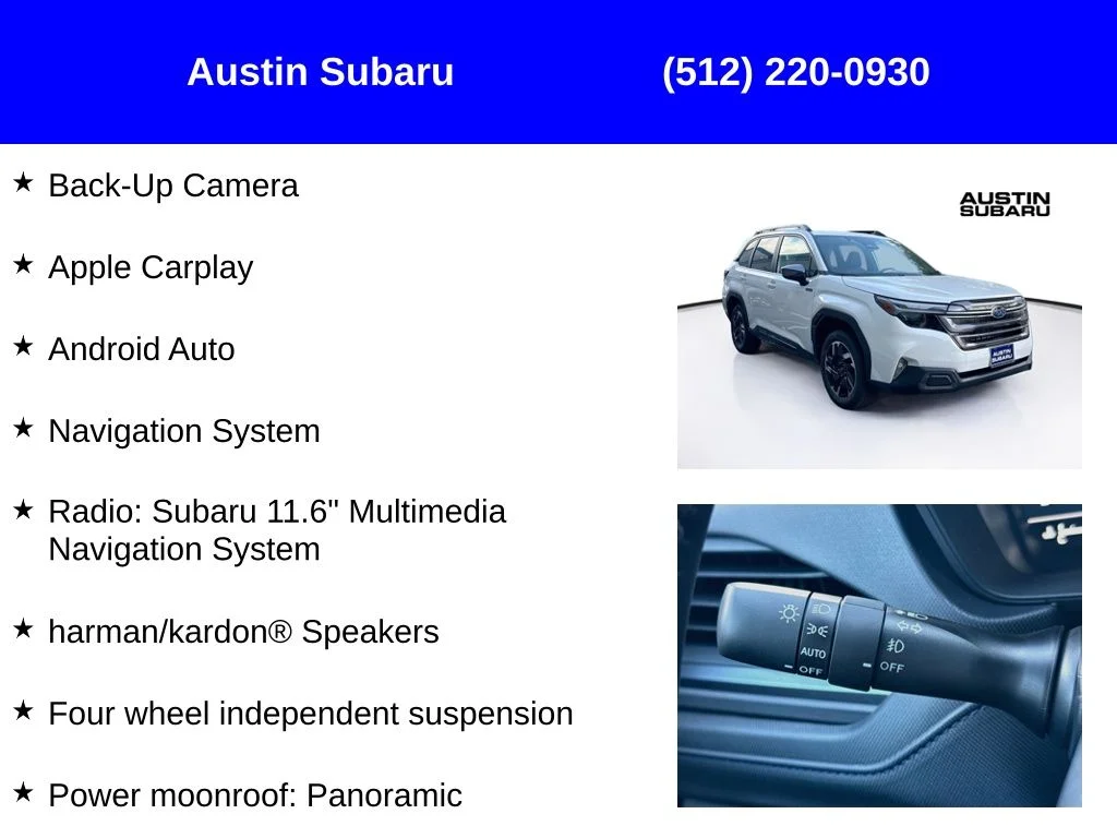 New 2026 White Subaru Limited Hybrid image 9