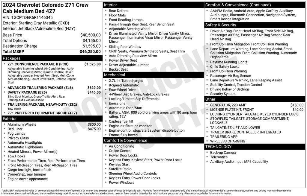 Used 2024 Gray Chevrolet Z71 image 2