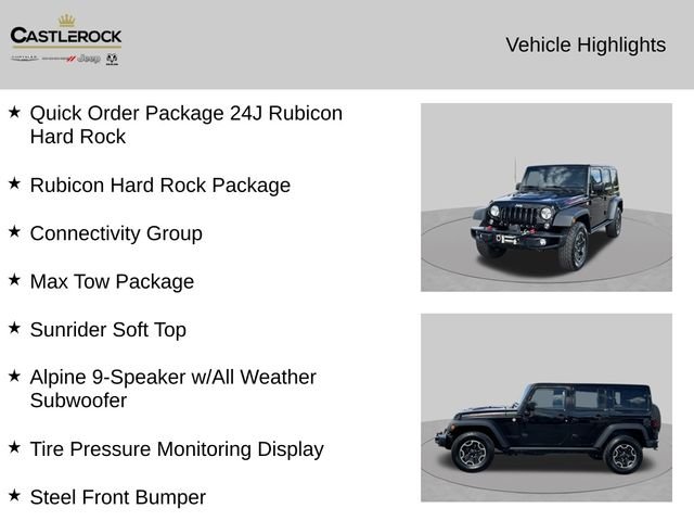 Used 2015 Black Jeep Unlimited Rubicon image 2