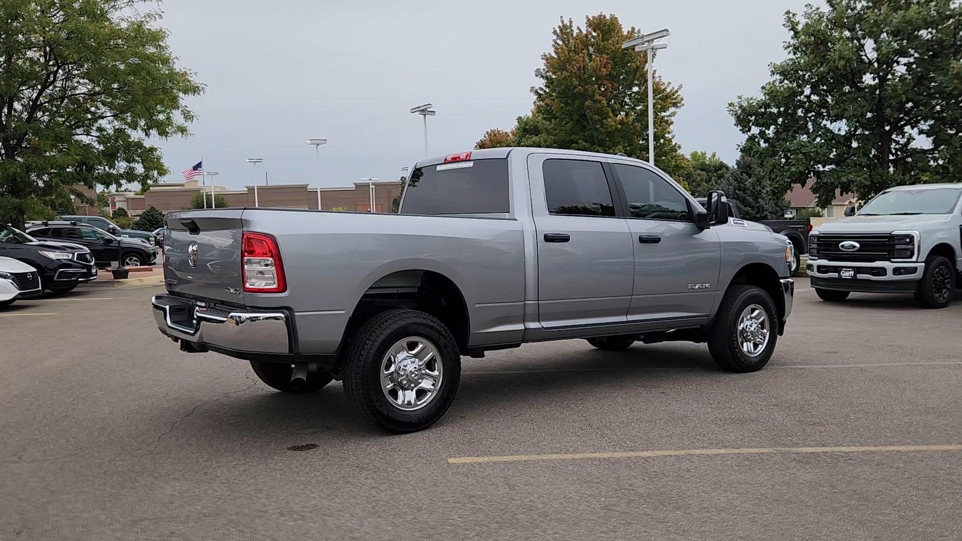 Used 2024 Billet Silver Metallic Clearcoat Ram Big Horn image 14