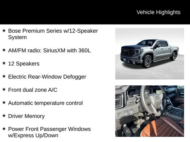 Certified Used 2025 Sterling Metallic GMC Denali Ultimate image 15