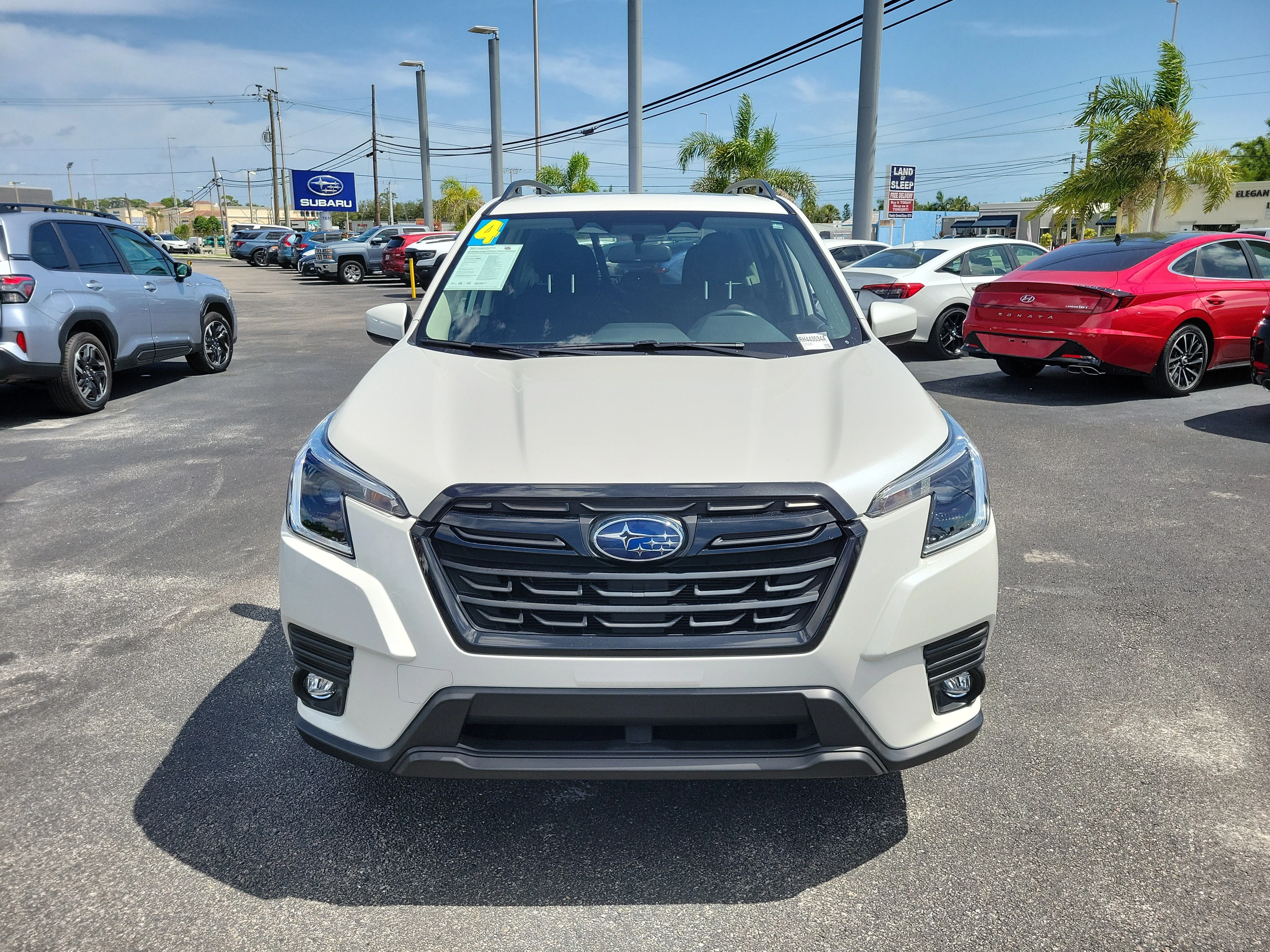 Used 2024 Crystal White Pearl Subaru Premium image 2