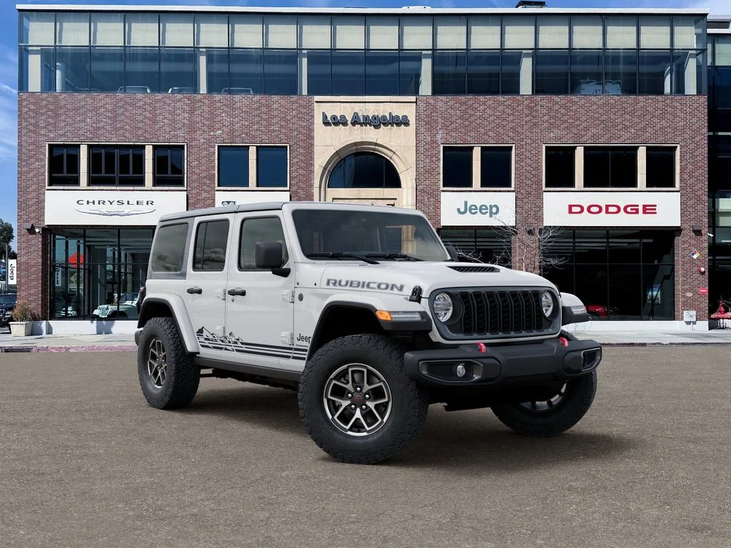New 2026 Bright White Clear-Coat Exterior Paint Jeep Rubicon image 5
