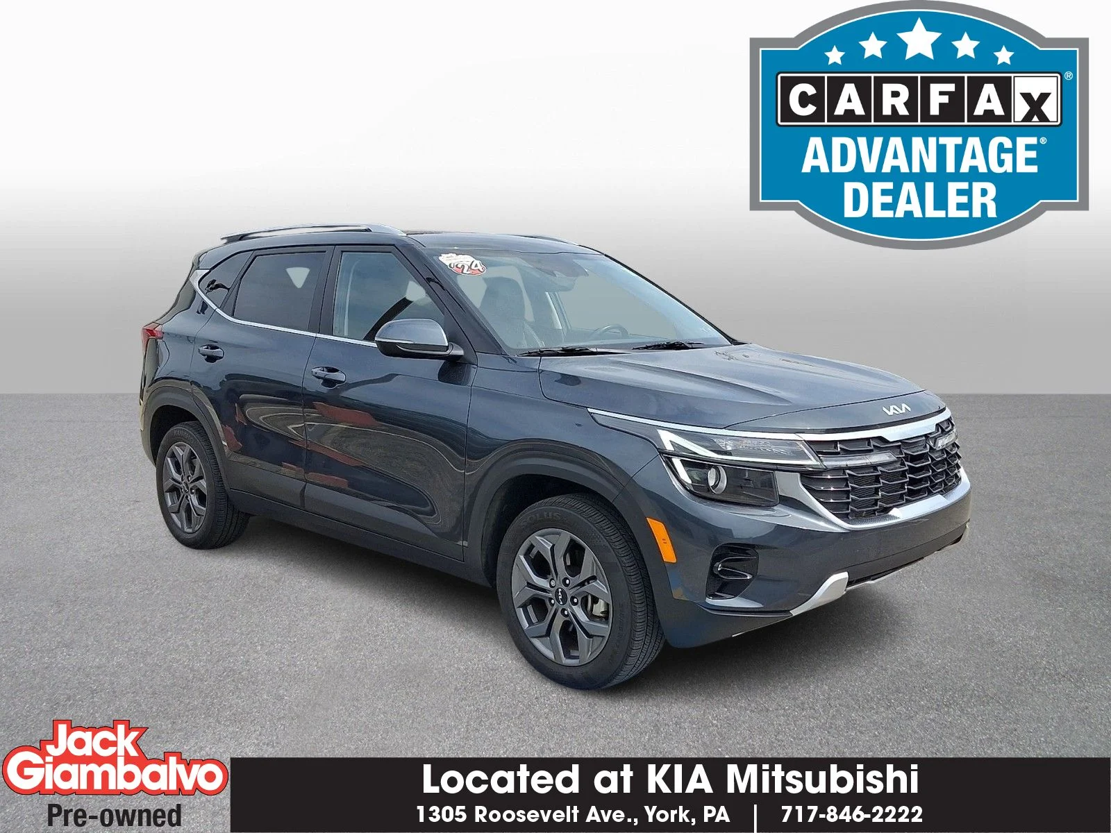Certified Used 2024 Gray Kia S image 1