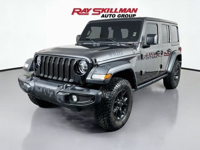 Used 2022 Gray Jeep Unlimited Willys image 3