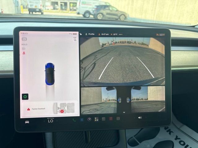 Used 2021 Deep Blue Metallic Tesla Standard Range Plus image 16