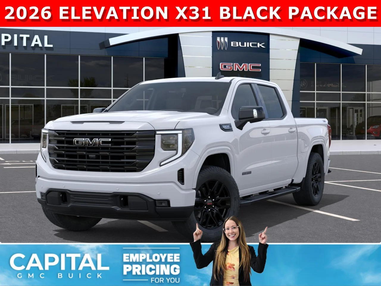 New 2026 Summit White GMC Elevation image 1