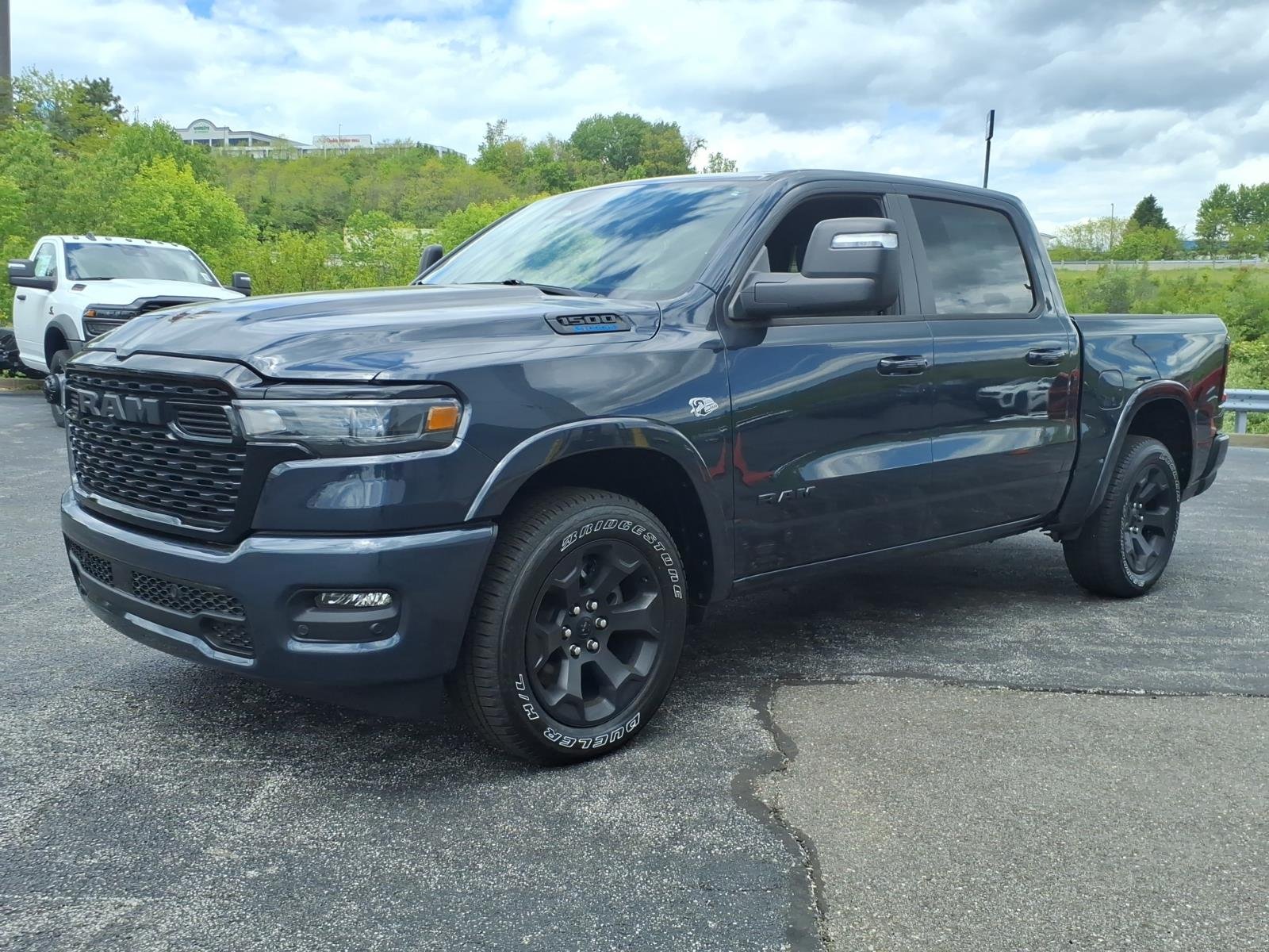 New 2026 Forged Blue Metallic Exterior Paint RAM Big Horn image 1